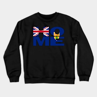 Turks and Caicos Collections Flag Spelling HOME - Soca Mode Crewneck Sweatshirt